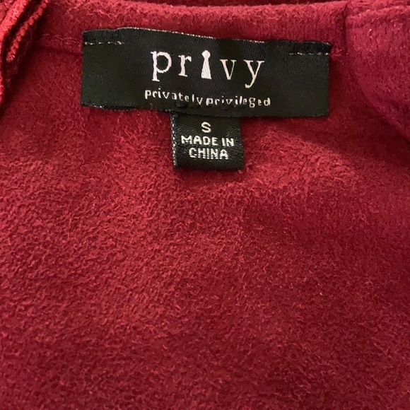 PRIVY privately privileged Rust Dress Size S - Picture 3 of 4